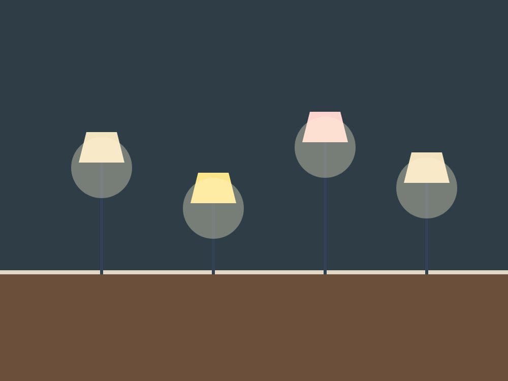 Lampes d’ambiance (lot de 4)